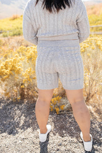 Camila Cable Knit Shorts