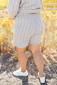 Camila Cable Knit Shorts