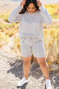 Camila Cable Knit Shorts