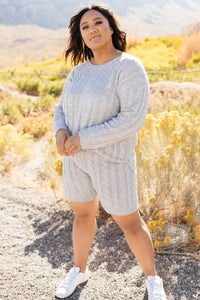 Camila Cable Knit Shorts