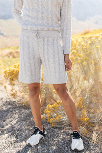 Camila Cable Knit Shorts