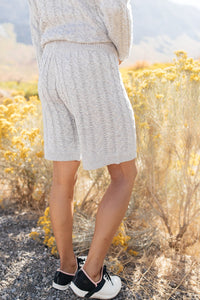 Camila Cable Knit Shorts