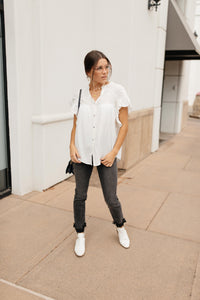 Gather Round Ivory Button Down